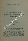 Instructions for Cyclists and Inspecting Officers - Rg. 104, 1957 by General Post Office